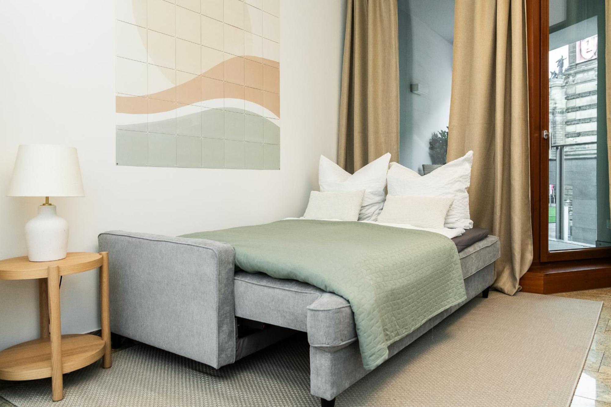 Apartment Global Living - Design I Center I Balcony I Smart-tv I Kitchen I Dresden