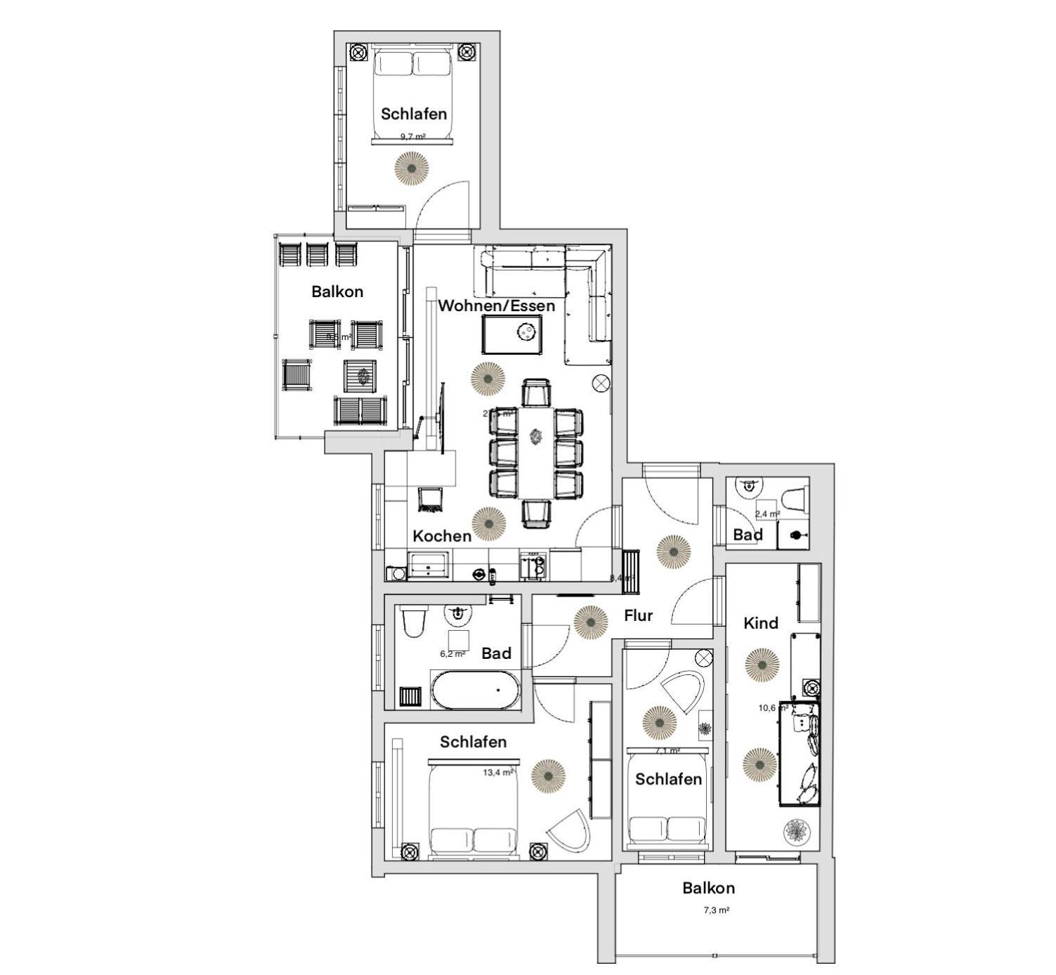 Pineapple Zwinger Vi - 98 Qm - 1x Free Parking