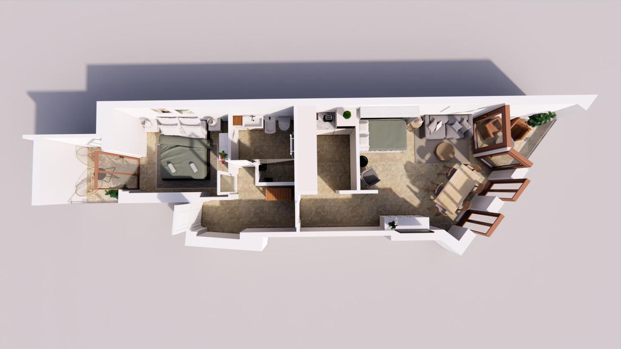 Global Living - Design I Center I Balcony I Smart-tv I Kitchen I Apartment