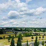 Panoramablick Auf Elbe Und Schloesser