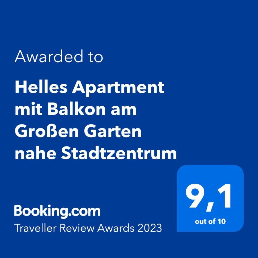 Helles Mit Balkon Am Grossen Garten Nahe Stadtzentrum *