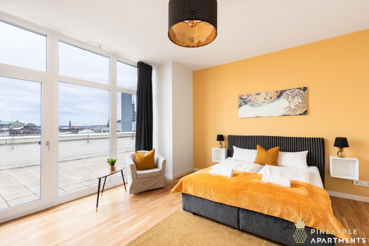 Apartment Pineapple Penthouse Am Zwinger - 162 Qm - 1x Free Parking Dresden