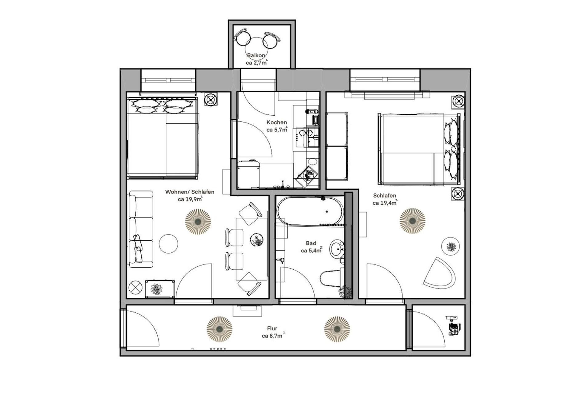 Pineapple Zwinger Apartment