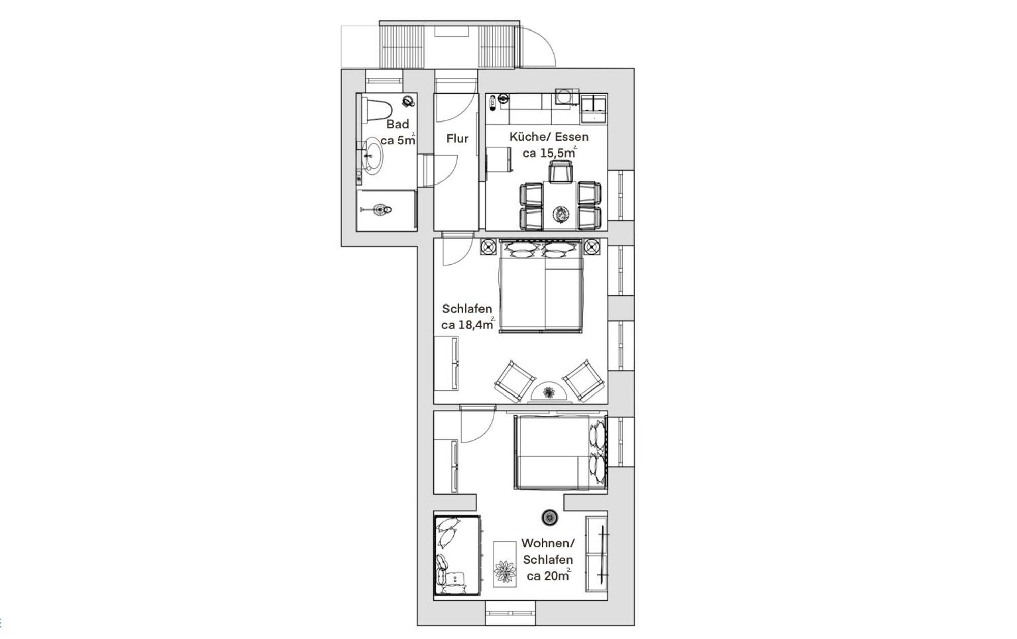 Apartment Pineapple Dresdner Heide Mit Garten *