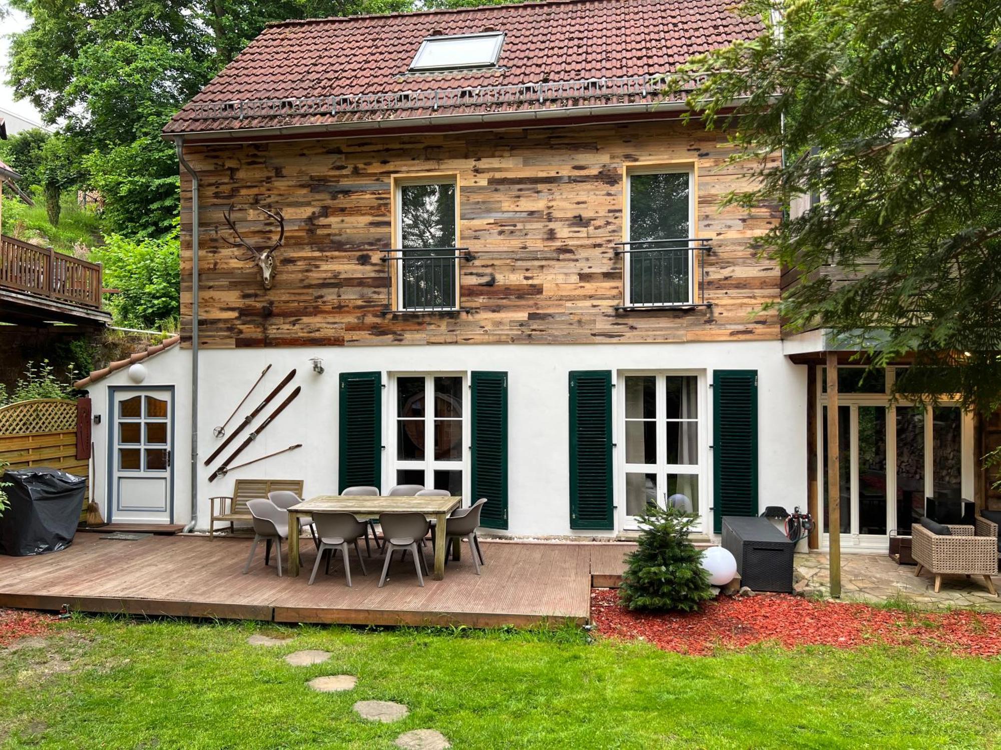 Chalet Ferienhaus Dresden Vakantiehuis Dresden
