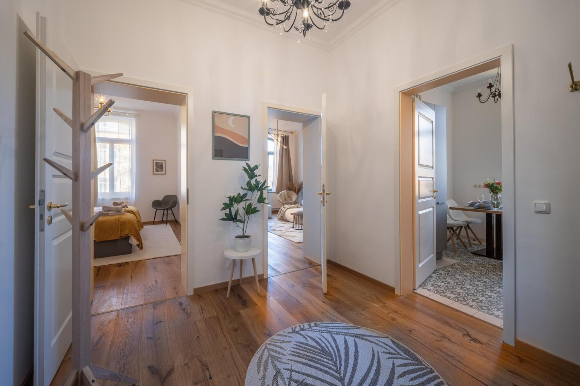 Goethe Palais Am Grossen Garten, Arbeitsplatz, Ruhig, Max 6p, Smart-tv, Eigener Parkplatz * Dresden