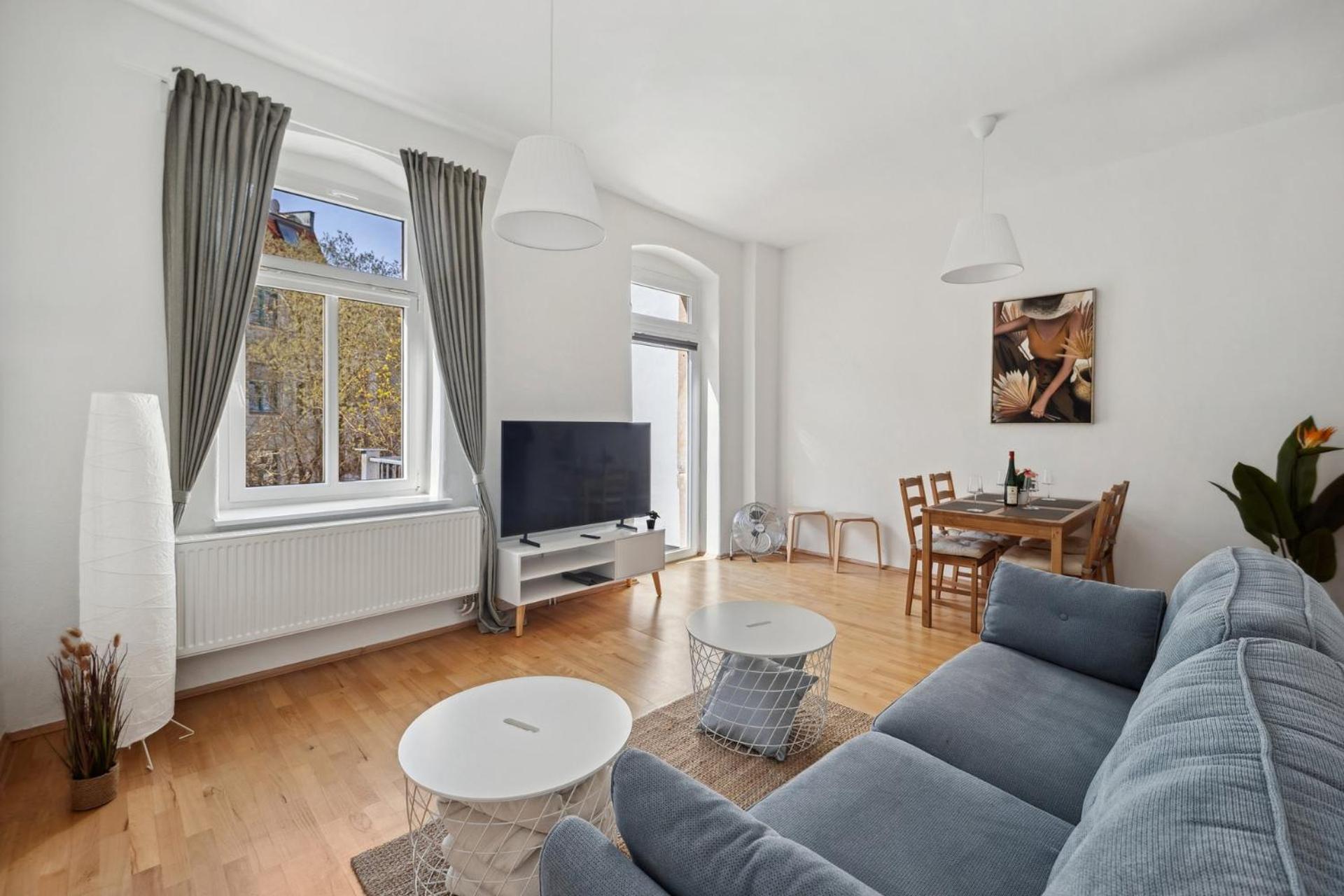 Appartement Helle Altbauwohnung 3 & Balkon - Nahe Tu & Zentrum Dresden