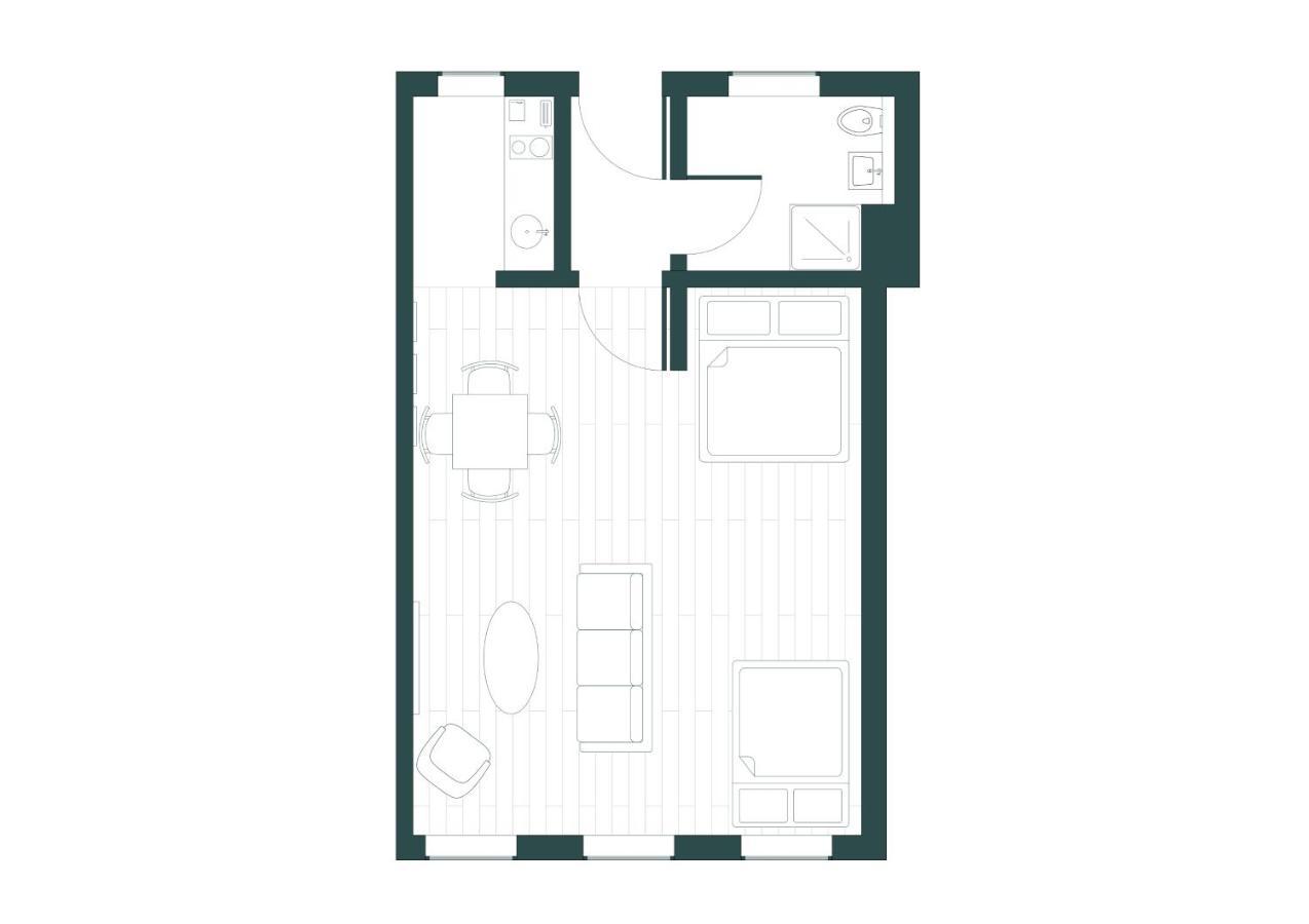 Apartment B Our Guest At New Baroque Center *