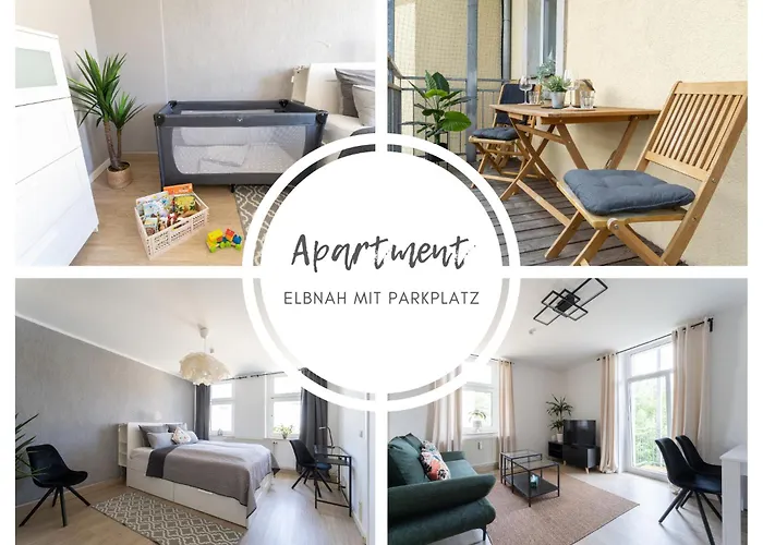 Ferienwohnung Mit Parkplatz & Balkon Nahe Elbe