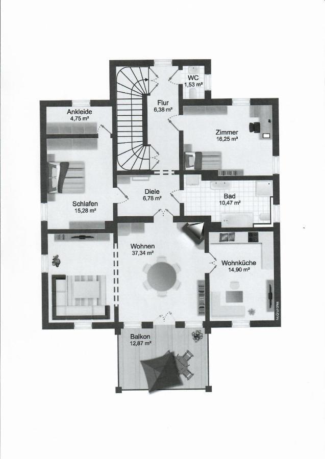 Apartment Helle Terrassenwohnung In Traumlage Von *