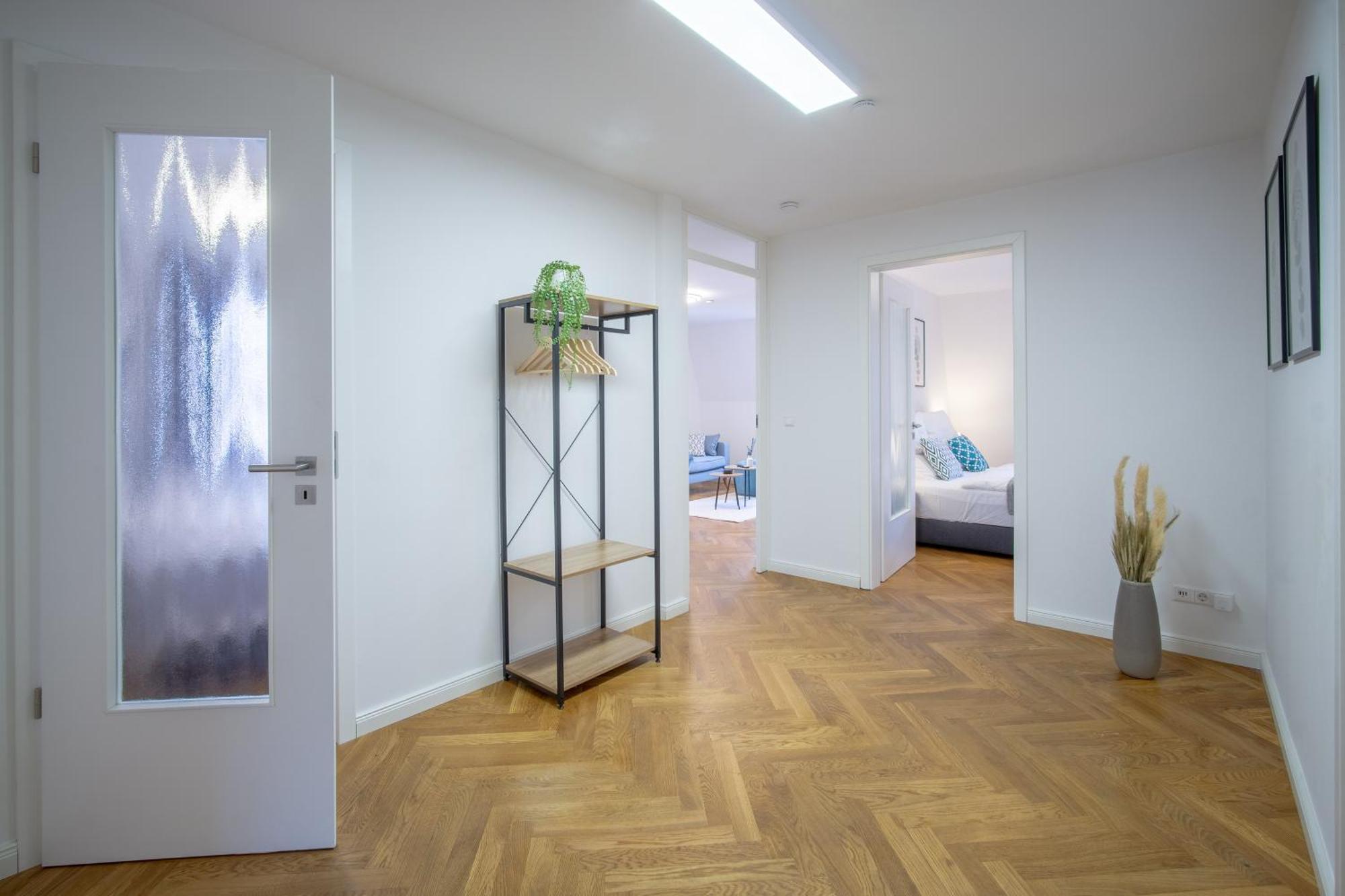 Apartment Coview - Design - 2 Schlafzimmer - Kueche - Highspeed Wlan Dresden