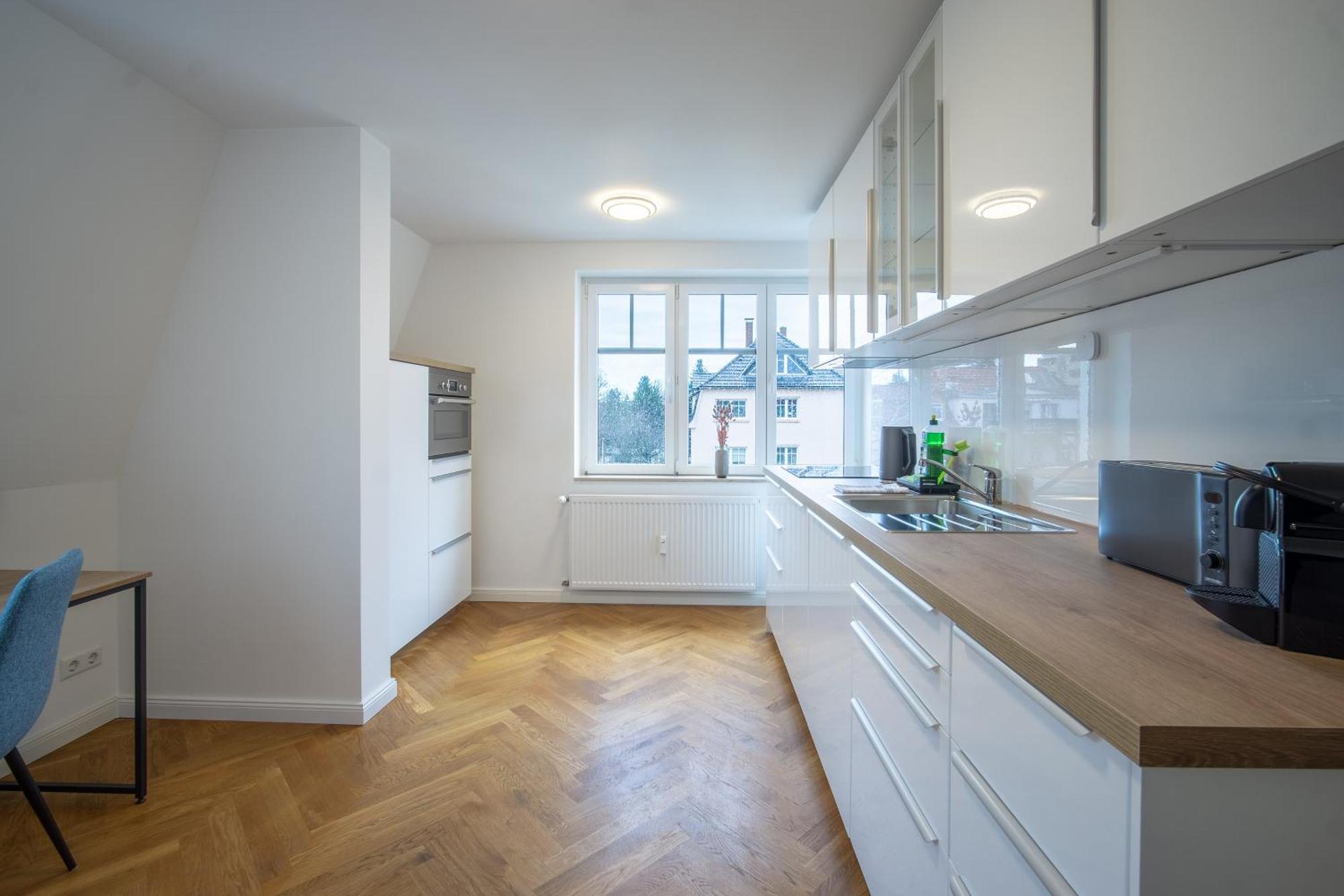 Apartment Coview - Design - 2 Schlafzimmer - Kueche - Highspeed Wlan