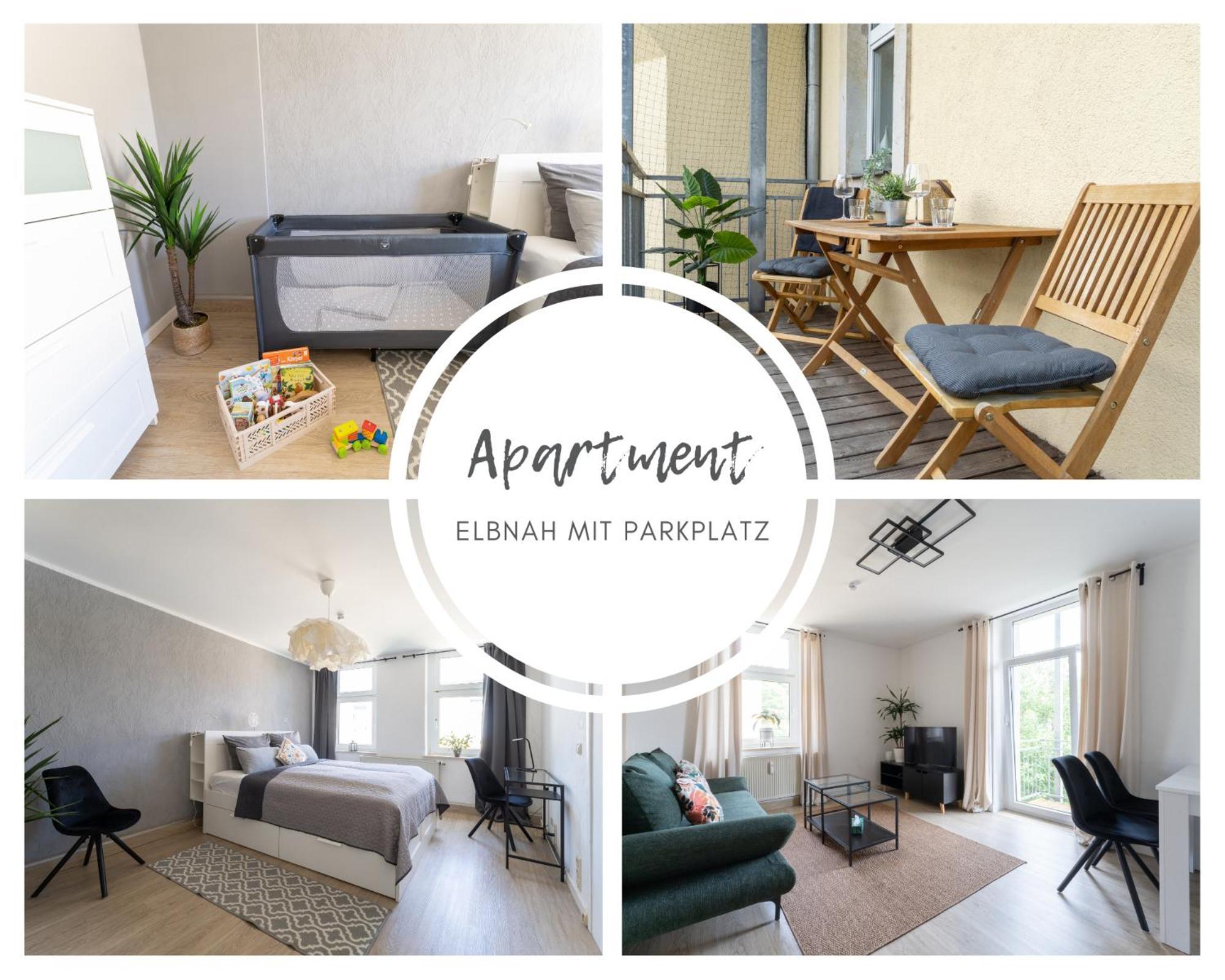 Mit Parkplatz & Balkon Nahe Elbe * Dresden